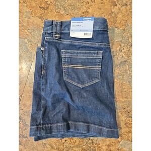Patagonia jean skirt Dark Blue Denim Mini Style Skirt Size 12 NWT (A1069)